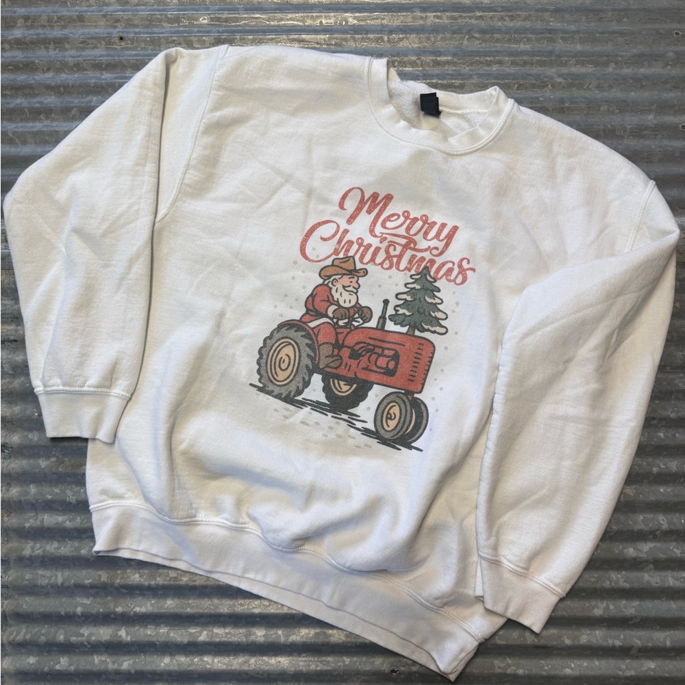 White Merry Christmas Sweater